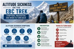 altitude sickness in ebc trek